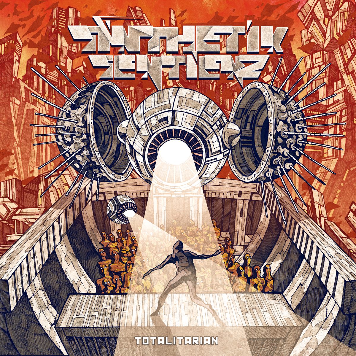 Totalitarian album cover by Costin Chioreanu